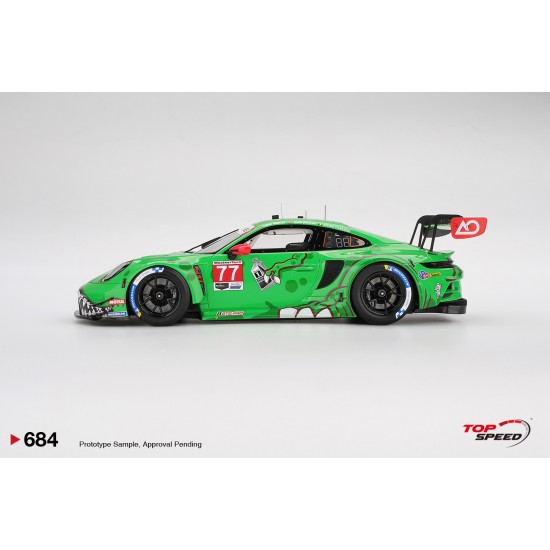 1/18 PORSCHE 911 GT3 R (992) NO.77 AO RACING 2025 IMSA SEBRING 12 HRS CLASS WINNER