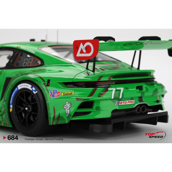 1/18 PORSCHE 911 GT3 R (992) NO.77 AO RACING 2025 IMSA SEBRING 12 HRS CLASS WINNER
