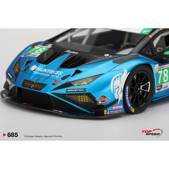 1/18 LAMBORGHINI HURACAN GT3 EVO2 NO.78 FORTE RACING 2025 IMSA DAYTONA 24 HRS