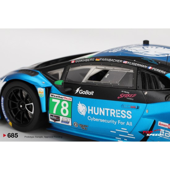 1/18 LAMBORGHINI HURACAN GT3 EVO2 NO.78 FORTE RACING 2025 IMSA DAYTONA 24 HRS