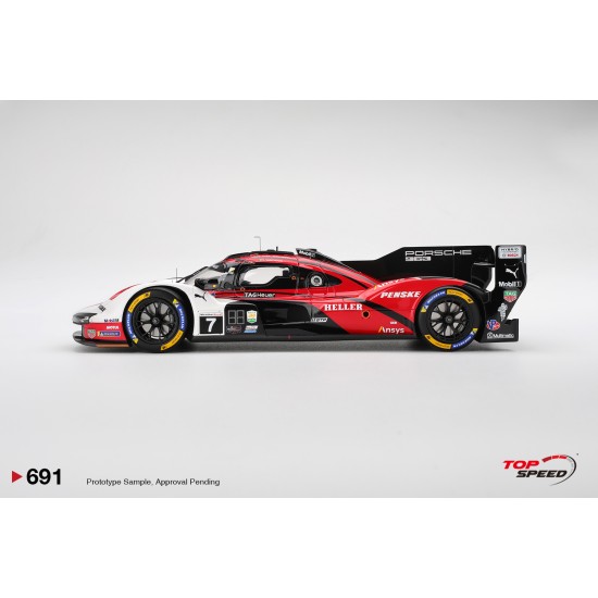 1/18 PORSCHE 963 NO.7 PORSCHE PENSKE MOTORSPORT 2025 IMSA DAYTONA 24 HRS WINNER