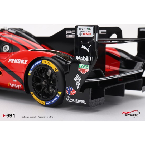 1/18 PORSCHE 963 NO.7 PORSCHE PENSKE MOTORSPORT 2025 IMSA DAYTONA 24 HRS WINNER