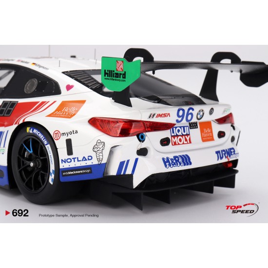 1/18 BMW M4 GT3 EVO NO.96 TURNER MOTORSPORT 2025 IMSA DAYTONA 24 HRS
