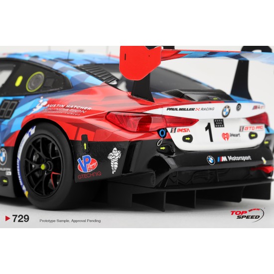 1/18 BMW M4 GT3 EVO NO.1 PAUL MILLER RACING 2026 IMSA DAYTONA 24 HRS CLASS WINNER