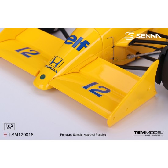1/12 LOTUS 99T NO.12 AYRTON SENNA 1987 MONACO GRAND PRIX WINNER