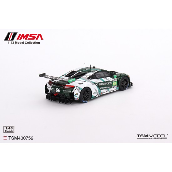 1/43 ACURA NSX GT3 EVO22 NO.66 GRADIENT RACING IMSA 2023 DAYTONA 24HRS TSM430752