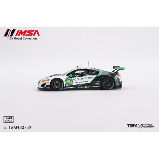 1/43 ACURA NSX GT3 EVO22 NO.66 GRADIENT RACING IMSA 2023 DAYTONA 24HRS TSM430752