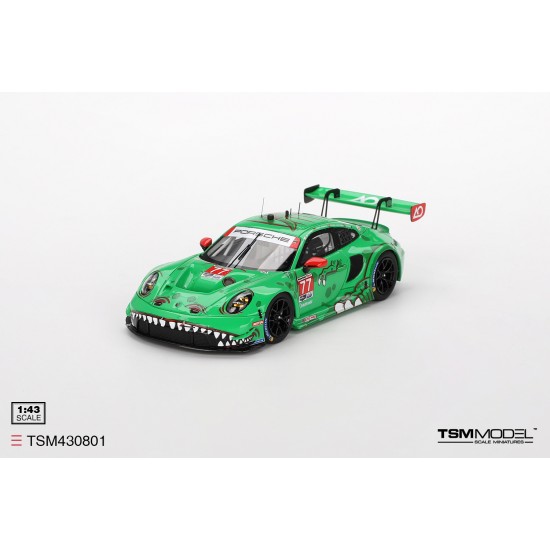 1/43 PORSCHE 911 GT3 R NO.77 AO RACING 2024 IMSA DAYTONA 24HRS GTD PRO 2ND PLACE