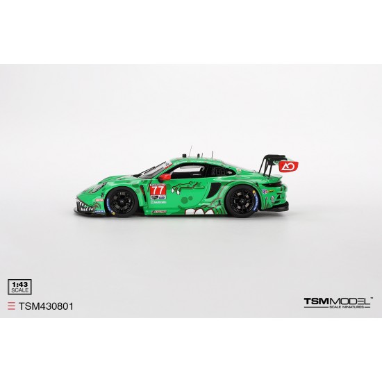 1/43 PORSCHE 911 GT3 R NO.77 AO RACING 2024 IMSA DAYTONA 24HRS GTD PRO 2ND PLACE