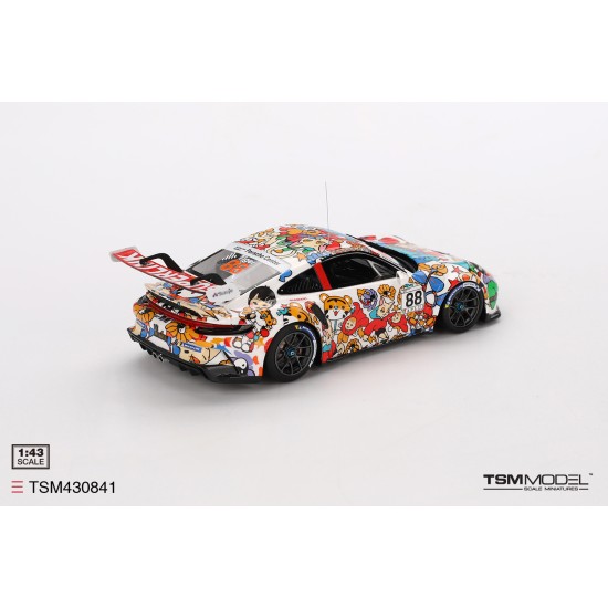 1/43 PORSCHE 911 GT3 CUP NO.88 BINGO RACING TIGER WU 2024 PORSCHE CARRERA CUP JAPAN AM CLASS