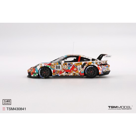1/43 PORSCHE 911 GT3 CUP NO.88 BINGO RACING TIGER WU 2024 PORSCHE CARRERA CUP JAPAN AM CLASS