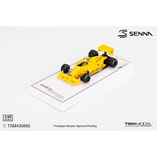 1/43 LOTUS 99T NO.12 AYRTON SENNA 1987 MONACO GRAND PRIX WINNER