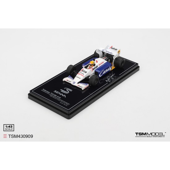 1/43 TOLEMAN TG184 NO.19 AYRTON SENNA 1984 MONACO GRAND PRIX 2ND PLACE
