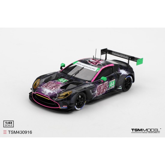 1/43 ASTON MARTIN VANTAGE GT3 EVO NO.44 MAGNUS RACING 2025 IMSA WALKINS GLEN 6 HRS