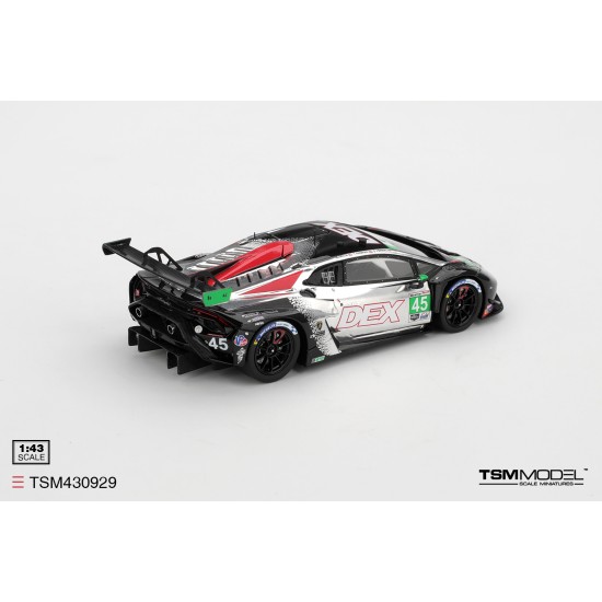 1/43 LAMBORGHINI HURACAN GT3 EVO2 NO.45 DEX WAYNE TAYLOR RACING 2025 IMSA CHEVROLET GRAND PRIX CLASS WINNER