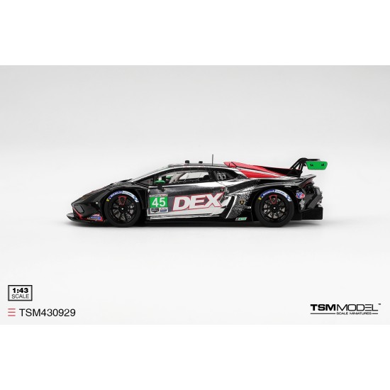 1/43 LAMBORGHINI HURACAN GT3 EVO2 NO.45 DEX WAYNE TAYLOR RACING 2025 IMSA CHEVROLET GRAND PRIX CLASS WINNER