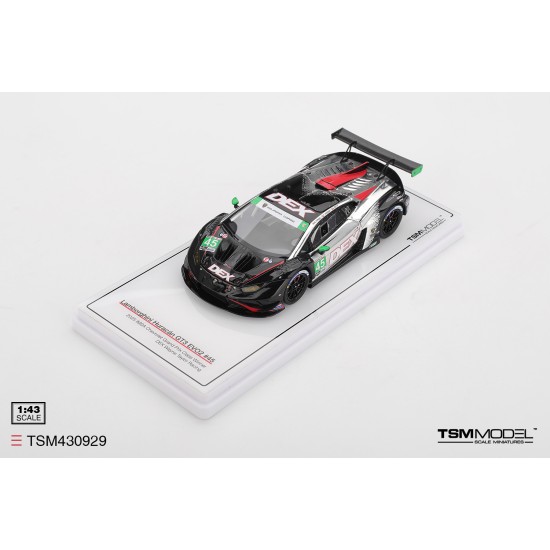 1/43 LAMBORGHINI HURACAN GT3 EVO2 NO.45 DEX WAYNE TAYLOR RACING 2025 IMSA CHEVROLET GRAND PRIX CLASS WINNER
