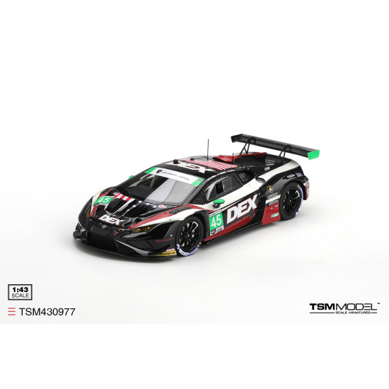 1/43 LAMBORGHINI HURACAN GT3 EVO2 NO.45 DEX WAYNE TAYLOR RACING 2026 IMSA LAGUNA SECA CLASS WINNER