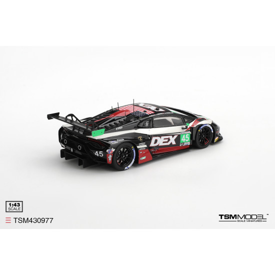1/43 LAMBORGHINI HURACAN GT3 EVO2 NO.45 DEX WAYNE TAYLOR RACING 2026 IMSA LAGUNA SECA CLASS WINNER