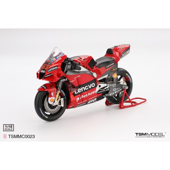 1/12 DUCATI DESMOSEDICI GP22 NO.63 DUCATI LENOVO TEAM MOTOGP 2022 GRAN PREMIO D'ITALIA (DIECAST)