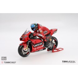 1/12 DUCATI DESMOSEDICI GP22 NO.63 DUCATI LENOVO TEAM MOTOGP 2022 GRAN PREMIO D'ITALIA RIDER (FIGURE IS RESIN)