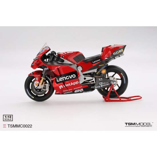 1/12 DUCATI DESMOSEDICI GP22 NO.43 DUCATI LENOVO TEAM MOTOGP 2022 GRAN PREMIO D'ITALIA (DIECAST)