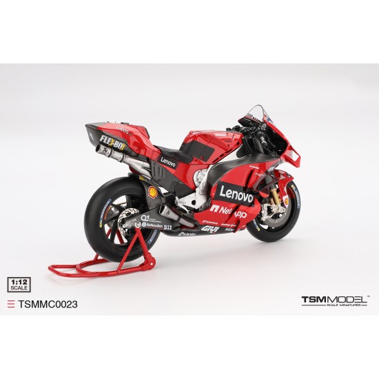 1/12 DUCATI DESMOSEDICI GP22 NO.63 DUCATI LENOVO TEAM MOTOGP 2022 GRAN PREMIO D'ITALIA (DIECAST)