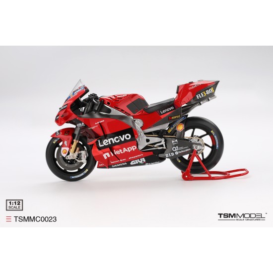 1/12 DUCATI DESMOSEDICI GP22 NO.63 DUCATI LENOVO TEAM MOTOGP 2022 GRAN PREMIO D'ITALIA (DIECAST)