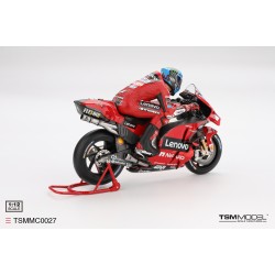 1/12 DUCATI DESMOSEDICI GP22 NO.63 DUCATI LENOVO TEAM MOTOGP 2022 GRAN PREMIO D'ITALIA RIDER (FIGURE IS RESIN)