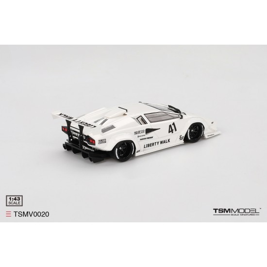 1/43 LAMBORGHINI COUNTACH LB-WORKS WHITE 2024 TOKYO AUTO SALON