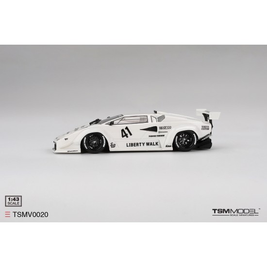 1/43 LAMBORGHINI COUNTACH LB-WORKS WHITE 2024 TOKYO AUTO SALON