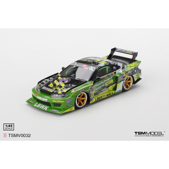 1/43 NISSAN LB-SUPER SILHOUETTE S15 SILVIA NO.555 V2 2024 FORMULA DRIFT JAPAN