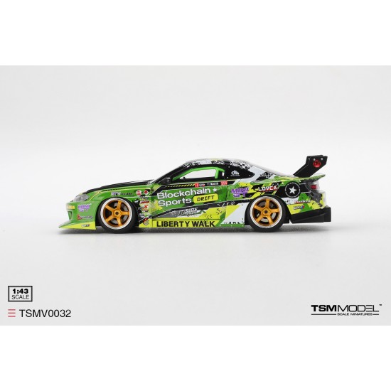 1/43 NISSAN LB-SUPER SILHOUETTE S15 SILVIA NO.555 V2 2024 FORMULA DRIFT JAPAN