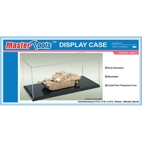 ACRYLIC DISPLAY CASE 210 X 100 X 80MM 09817
