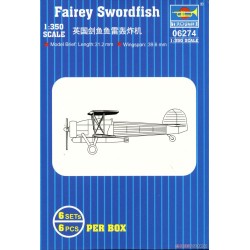 1/350 FAIREY SWORDFISH (PLASTIC KIT) 06274 1/350 FAIREY SWORDFISH (PLASTIC KIT) 06274