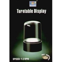 TRUMPETER TURNTABLE DISPLAY 84MM X 47MM WITH 83MM DOME COVER 09831 TRUMPETER TURNTABLE DISPLAY 84MM X 47MM WITH 83MM DOME COVER 09831