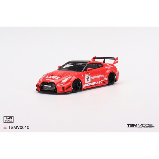 1/43 LB-SILHOUETTE WORKS GT NISSAN 35GT-RR VER.1 RED/BLACK LBWK