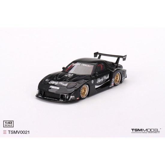 1/43 MAZDA RX-7 LB-SUPER SILHOUETTE LIBERTY WALK BLACK