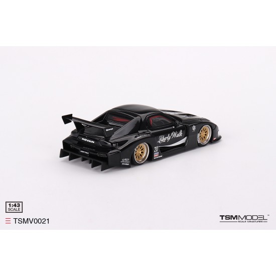 1/43 MAZDA RX-7 LB-SUPER SILHOUETTE LIBERTY WALK BLACK