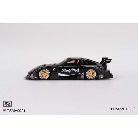 1/43 MAZDA RX-7 LB-SUPER SILHOUETTE LIBERTY WALK BLACK