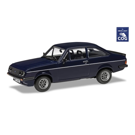 1/43 FORD ESCORT MK2 RS2000, MIDNIGHT BLUE (RICHARD HAMMOND'S THE SMALLEST COG)