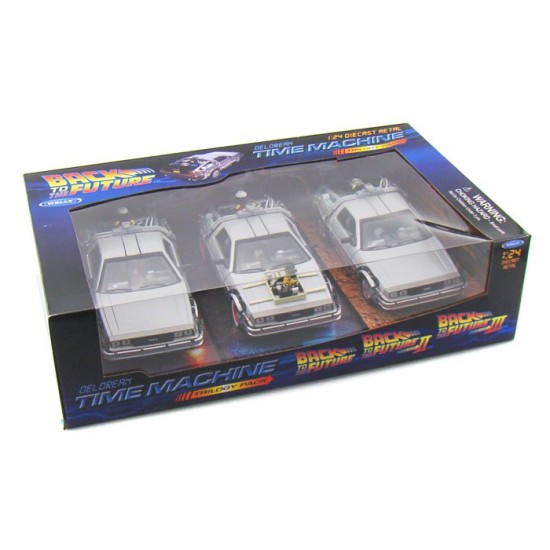 1/24 BACK TO THE FUTURE TRILOGY SET