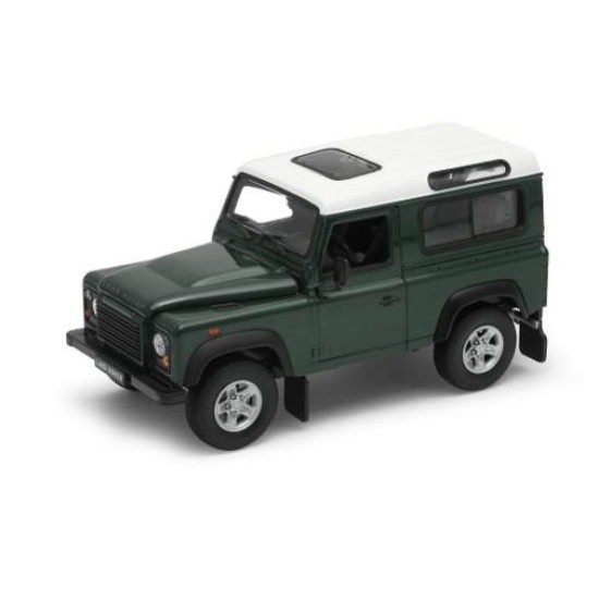 1/24 LAND ROVER GREEN WITH WHITE ROOF