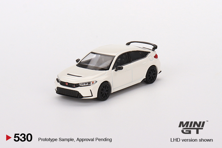 MINI GT 1/64 HONDA CIVIC TYPE R CHAMPIONSHIP WHITE 2023 (RHD