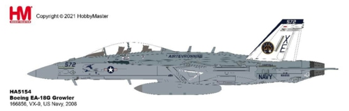 【未使用】 HOBBY MASTER HA5154 EA-18G Growler EA-18G GROWLER VX-9 VAMPIRES US NAVY 2008 - HOBBY MASTER