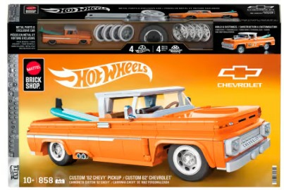 HOT WHEELS ELITE CUSTOM 62 CHEVY PICKUP (BRICK SHOP) JFT20