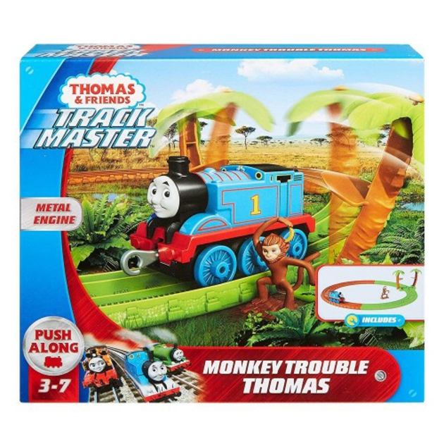 THOMAS AND FRIENDS MONKEY TROUBLE PLAYSET GJX83 - TORN BOX