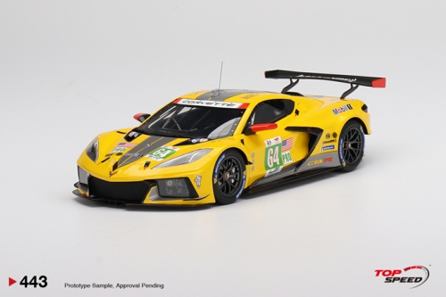 【大注目】 CORVETTE CHEVROLET 1/18 SPEED TOP C8.R LE 2022 RACING NO.64 レーシングカー