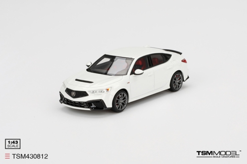 1/43 Acura インテグラ TYPE S プラチナナムホワイト TSM 1/43 ACURA INTEGRA TYPE S PLATINUM WHITE PEARL TSM430812